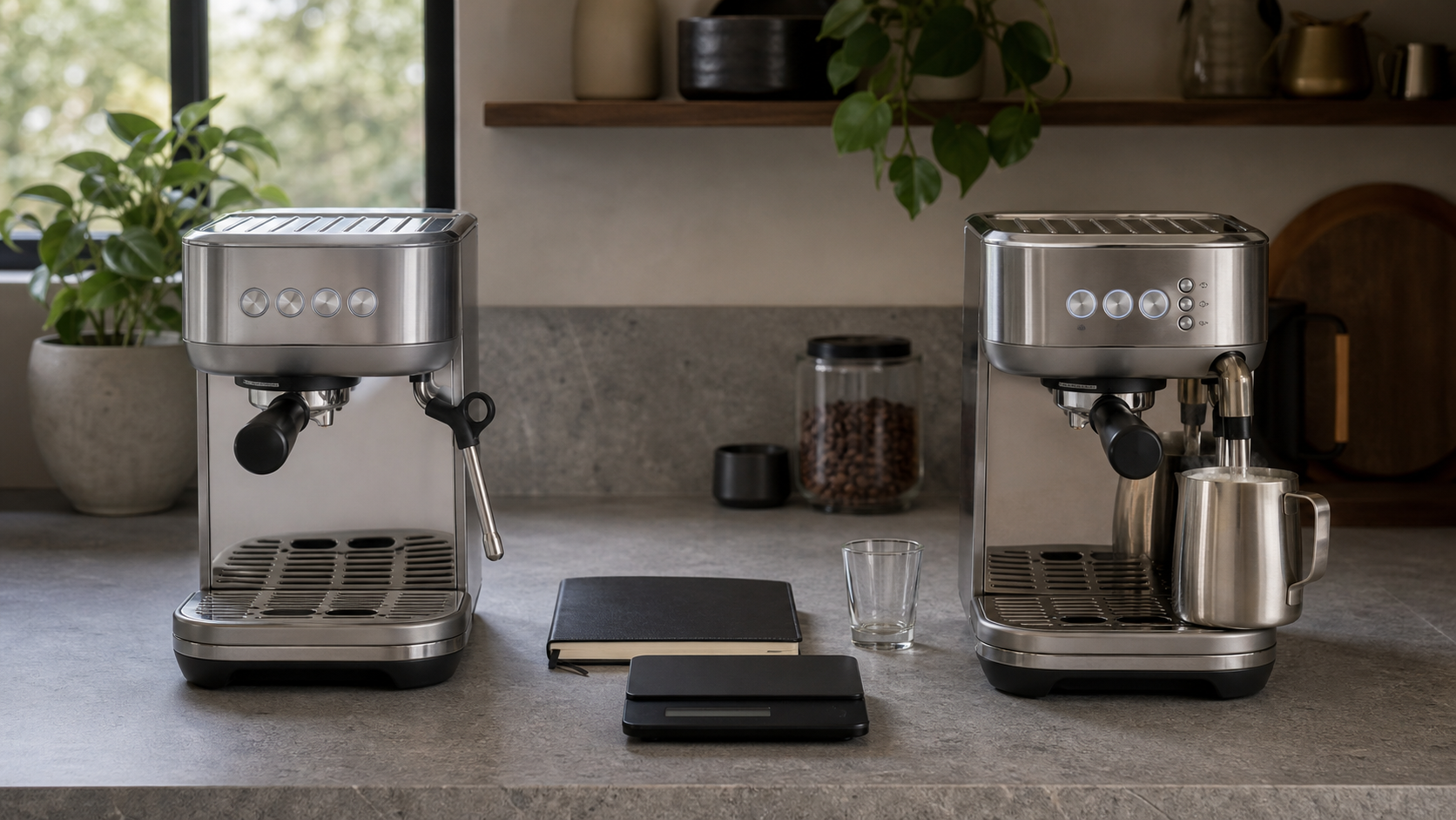Breville Bambino vs Bambino Plus: Which to Buy testing bench