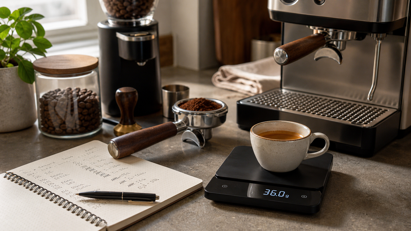 Do You Need a Scale for Espresso? testing bench