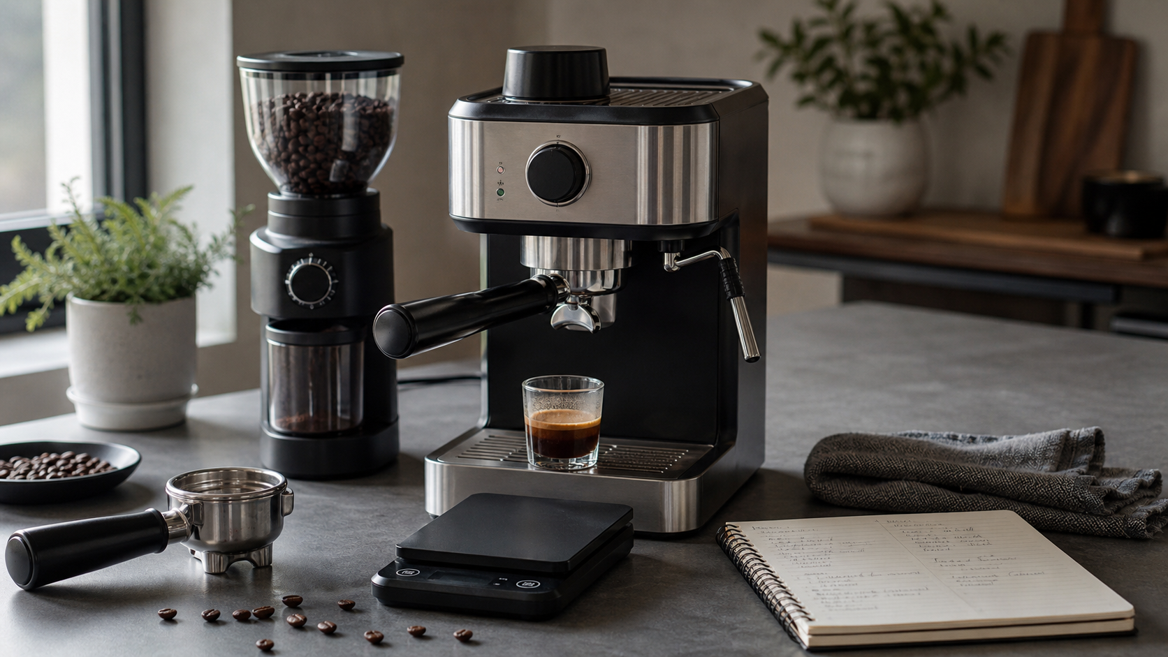 Is a Sub-$300 Espresso Machine Worth It? testing bench
